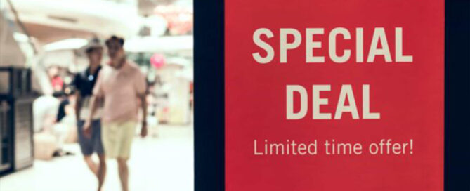 Verknappung Sale Blogbeitrag