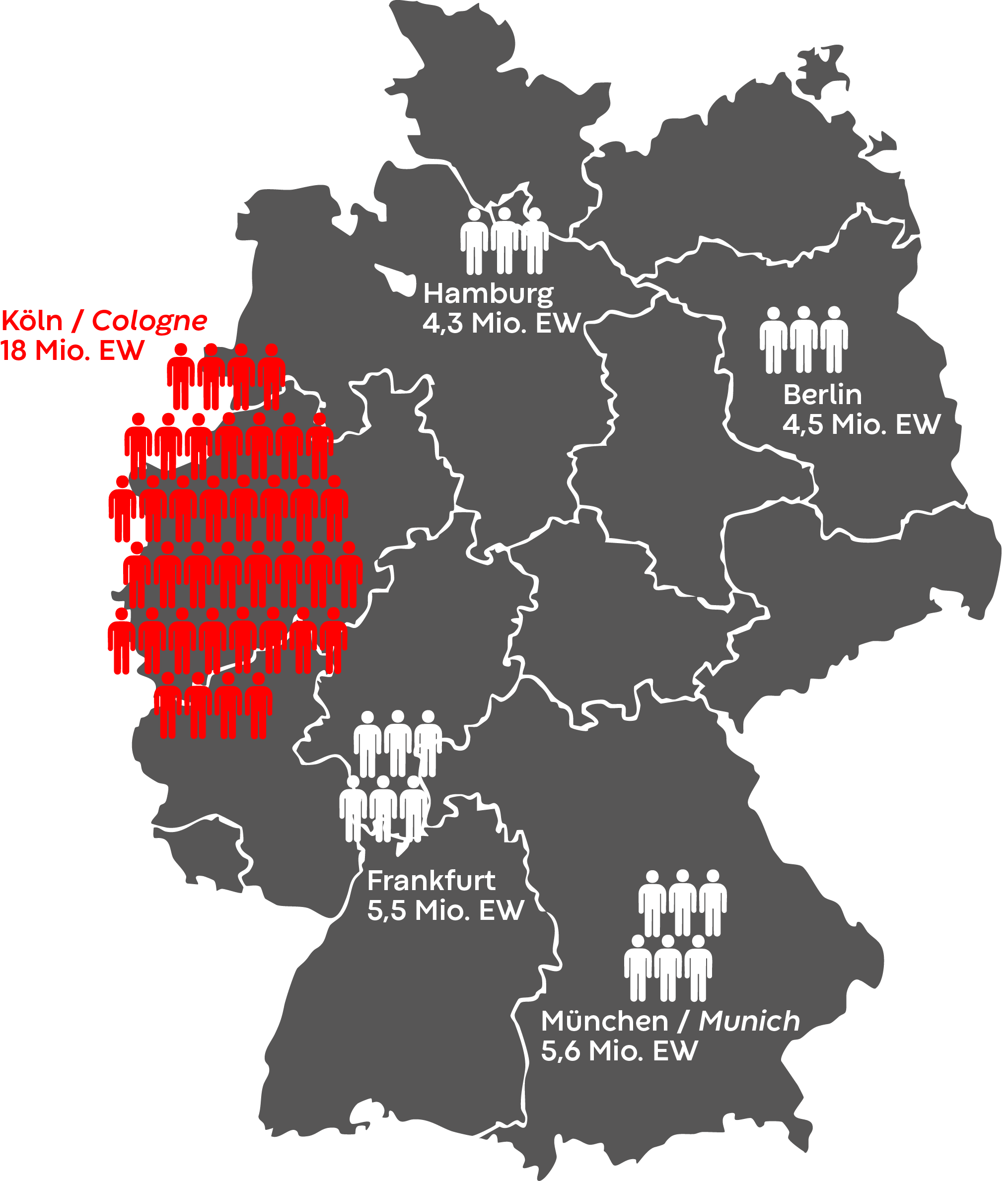 Deutschland Map Messestandort 2025