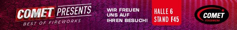COMET Feuerwerk F45 Banner IAW 2026